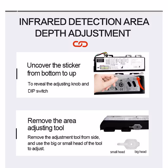 High Quality Active Infrared Sensor with Presence Function Auto Door