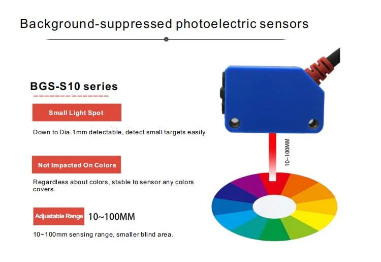 PNP No. Nc Bgs Type Diffuse Photoelectric Presence Sensor