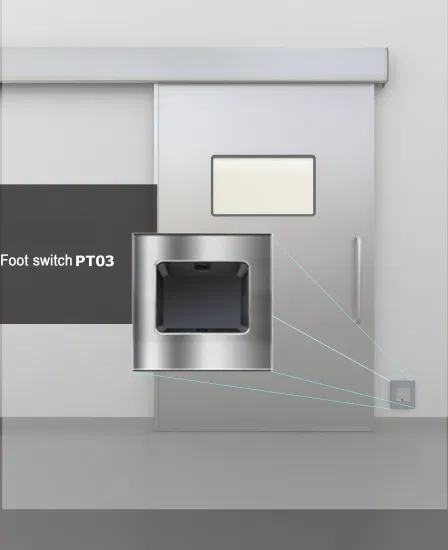 Interruptor de sensor de pie inteligente para puerta corrediza hermética